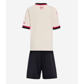 Liverpool Udebanetrøje Børn 2025-26 Kortærmet (+ Korte bukser)